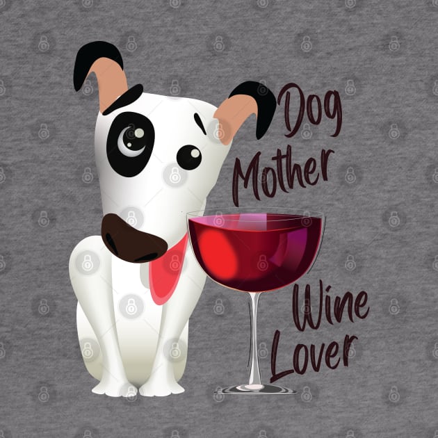 dog mother wine coffee_dark lettering by ArteriaMix